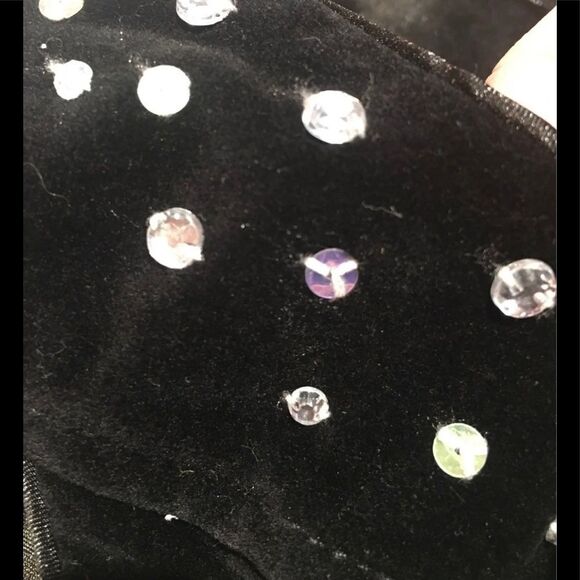 Bundle Sale 3 for $15 | Youth Size 10 Black Dress with Rhinestones - Picture 8 of 10